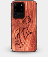 Best Custom Engraved Wood Denver Broncos Galaxy S20 Ultra Case - Engraved In Nature