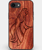 Best Custom Engraved Wood Denver Broncos iPhone SE Case - Engraved In Nature