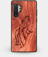 Best Custom Engraved Wood Denver Broncos Note 10 Plus Case - Engraved In Nature