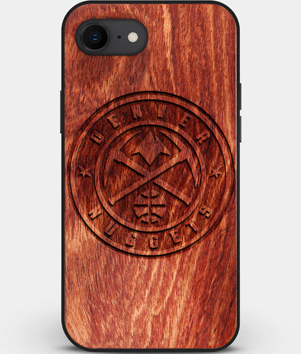 Best Custom Engraved Wood Denver Nuggets iPhone SE Case - Engraved In Nature