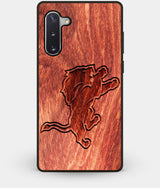 Best Custom Engraved Wood Detroit Lions Note 10 Case - Engraved In Nature