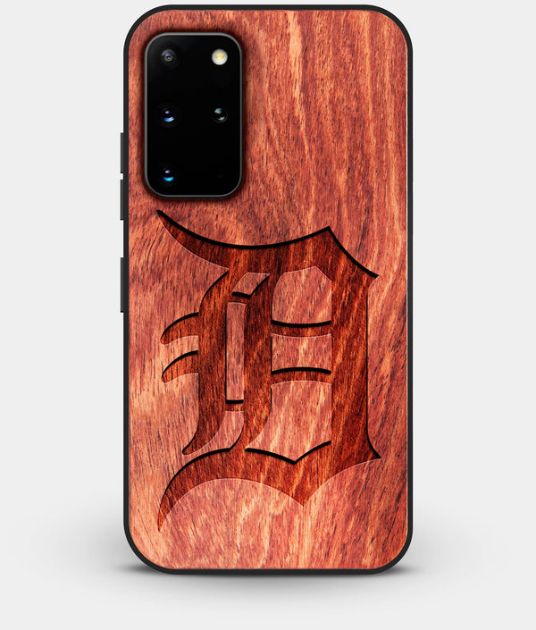 Best Custom Engraved Wood Detroit Tigers Galaxy S20 Plus Case - Engraved In Nature