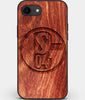 Best Custom Engraved Wood FC Schalke 04 iPhone SE Case - Engraved In Nature