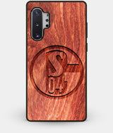 Best Custom Engraved Wood FC Schalke 04 Note 10 Plus Case - Engraved In Nature