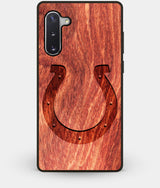 Best Custom Engraved Wood Indianapolis Colts Note 10 Case - Engraved In Nature