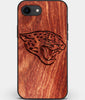 Best Custom Engraved Wood Jacksonville Jaguars iPhone SE Case - Engraved In Nature