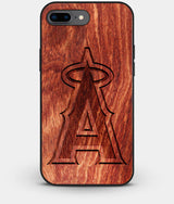 Best Custom Engraved Wood Los Angeles Angels iPhone 8 Plus Case - Engraved In Nature