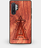 Best Custom Engraved Wood Los Angeles Angels Note 10 Plus Case - Engraved In Nature