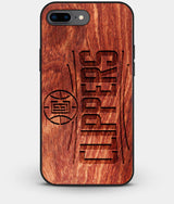 Best Custom Engraved Wood Los Angeles Clippers iPhone 8 Plus Case - Engraved In Nature