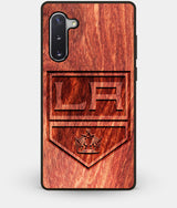 Best Custom Engraved Wood Los Angeles Kings Note 10 Case - Engraved In Nature