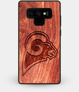 Best Custom Engraved Wood Los Angeles Rams Note 9 Case - Engraved In Nature