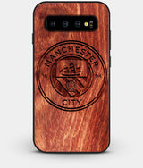 Best Custom Engraved Wood Manchester City F.C. Galaxy S10 Case - Engraved In Nature