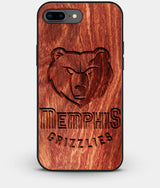 Best Custom Engraved Wood Memphis Grizzlies iPhone 8 Plus Case - Engraved In Nature