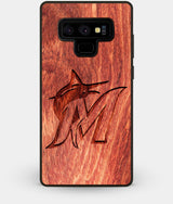 Best Custom Engraved Wood Miami Marlins Note 9 Case - Engraved In Nature