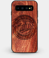 Best Custom Engraved Wood Minnesota Twins Galaxy S10 Plus Case - Engraved In Nature