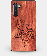 Best Custom Engraved Wood Minnesota Vikings Note 10 Case - Engraved In Nature