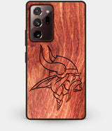 Best Custom Engraved Wood Minnesota Vikings Note 20 Ultra Case - Engraved In Nature
