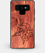Best Custom Engraved Wood Minnesota Vikings Note 9 Case - Engraved In Nature
