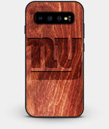 Best Custom Engraved Wood New York Giants Galaxy S10 Plus Case - Engraved In Nature