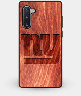 Best Custom Engraved Wood New York Giants Note 10 Case - Engraved In Nature