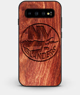 Best Custom Engraved Wood New York Islanders Galaxy S10 Plus Case - Engraved In Nature