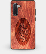 Best Custom Engraved Wood New York Jets Note 10 Case - Engraved In Nature