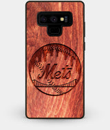 Best Custom Engraved Wood New York Mets Note 9 Case - Engraved In Nature