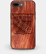 Best Custom Engraved Wood New York Rangers iPhone 7 Plus Case - Engraved In Nature