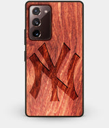 Best Custom Engraved Wood New York Yankees Note 20 Case Classic - Engraved In Nature