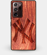 Best Custom Engraved Wood New York Yankees Note 20 Ultra Case Classic - Engraved In Nature