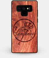 Best Custom Engraved Wood New York Yankees Note 9 Case - Engraved In Nature