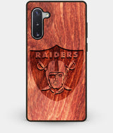 Best Custom Engraved Wood Oakland Raiders Note 10 Case - Engraved In Nature