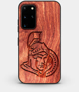 Best Custom Engraved Wood Ottawa Senators Galaxy S20 Plus Case - Engraved In Nature