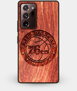 Best Custom Engraved Wood Philadelphia 76Ers Note 20 Ultra Case - Engraved In Nature