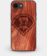 Best Custom Engraved Wood Philadelphia Phillies iPhone 8 Case - Engraved In Nature