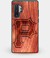 Best Custom Engraved Wood Pittsburgh Pirates Note 10 Plus Case Classic - Engraved In Nature