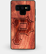Best Custom Engraved Wood Pittsburgh Pirates Note 9 Case Classic - Engraved In Nature