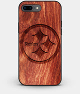 Best Custom Engraved Wood Pittsburgh Steelers iPhone 8 Plus Case - Engraved In Nature