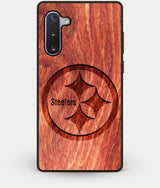 Best Custom Engraved Wood Pittsburgh Steelers Note 10 Case - Engraved In Nature