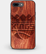 Best Custom Engraved Wood Sacramento Kings iPhone 7 Plus Case - Engraved In Nature