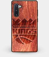 Best Custom Engraved Wood Sacramento Kings Note 10 Case - Engraved In Nature