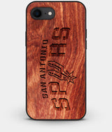 Best Custom Engraved Wood San Antonio Spurs iPhone 7 Case - Engraved In Nature
