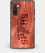 Best Custom Engraved Wood San Antonio Spurs Note 10 Case - Engraved In Nature