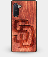 Best Custom Engraved Wood San Diego Padres Note 10 Case - Engraved In Nature