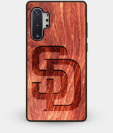 Best Custom Engraved Wood San Diego Padres Note 10 Plus Case - Engraved In Nature