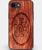 Best Custom Engraved Wood San Francisco 49ers iPhone SE Case - Engraved In Nature