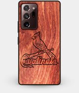 Best Custom Engraved Wood St Louis Cardinals Note 20 Ultra Case - Engraved In Nature