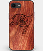 Best Custom Engraved Wood Tampa Bay Buccaneers iPhone SE Case - Engraved In Nature