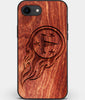 Best Custom Engraved Wood Tennessee Titans iPhone SE Case - Engraved In Nature