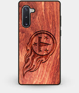 Best Custom Engraved Wood Tennessee Titans Note 10 Case - Engraved In Nature